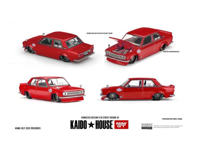 Datsun 510 Street Nismo V3, red 1969