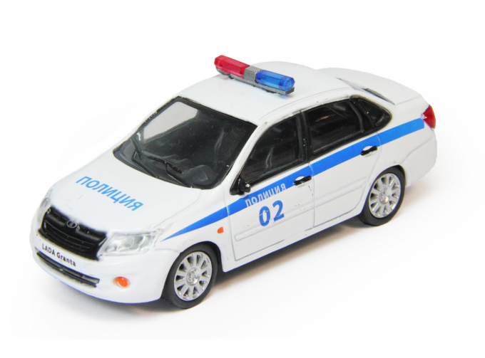 LADA Granta Полиция, white / blue