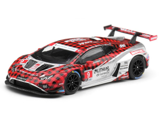 Lamborghini Huracan GT3 EVO2 #9 Pfaff Motorsports Weathertech GTD Pro (2025), red / silver