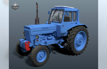 Сборная модель Трактор МТЗ-80 Беларусь