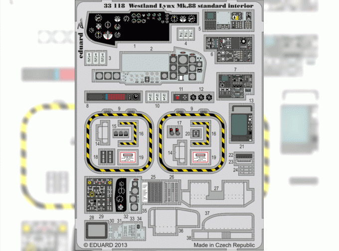 Фототравление Lynx Mk.88 interior