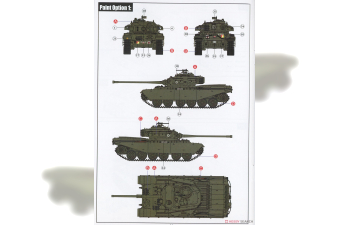 Сборная модель Centurion Tank Mk.5/1-4.RTR Deluxe