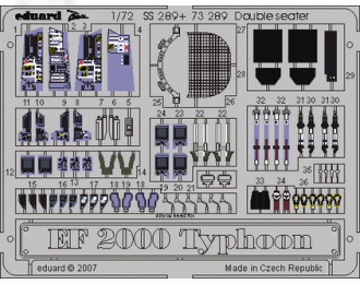 Цветное фототравление для EF-2000 Typhoon Two-seater