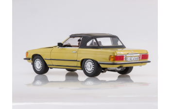 MERCEDES-BENZ 350 SL Closed Convertible (1977 ), mimosa yellow