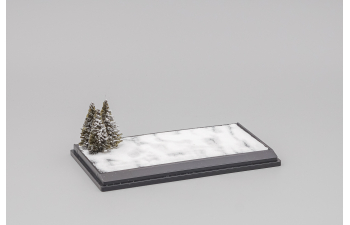 Бокс-диорама Зима (черный подиум)