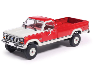 FORD F-128 XLT Lariat Pick-up (1984), red / white