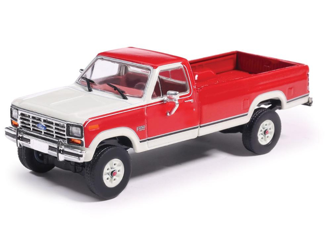 FORD F-128 XLT Lariat Pick-up (1984), red / white