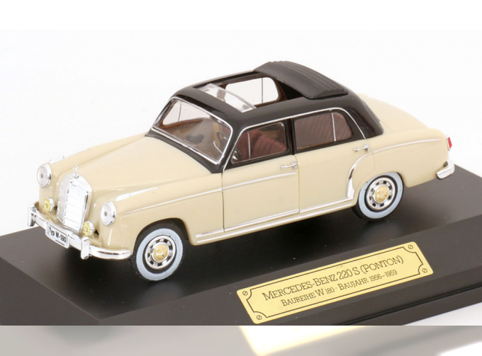 MERCEDES-BENZ 220S W180 (1956-1959), creme black