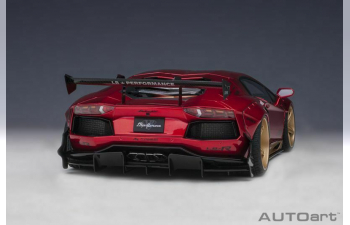 Lamborghini Aventador LB Performance (hyper red / gold accents)