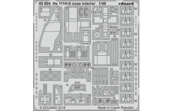 Фототравление для He 111H-6 nose interior