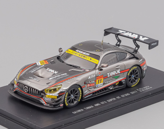 MERCEDES-BENZ AMG GT3 N.11 WINNER SUGO SUPER GT300 2017 K.HIRANAKA-B.WIRDHEIM, chrome