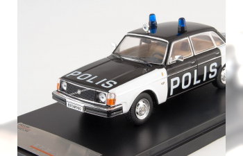 VOLVO 244 "Polis" (1978), white / black