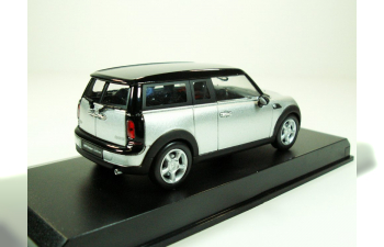 MINI Cooper Clubman, Potato Car 1:43, серебристый с черным