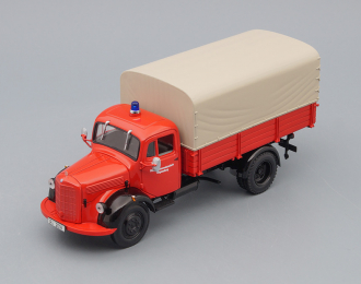 MERCEDES-BENZ L 3500 Pritsche Red 1:43 Feuerwehr Regensburg