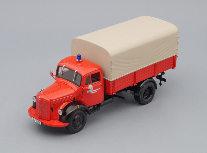 MERCEDES-BENZ L 3500 Pritsche Red 1:43 Feuerwehr Regensburg