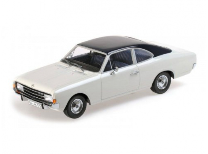 OPEL Record C Coupe (1966), white / blue