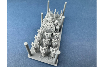 Сборная модель Авиационный двигатель Le Rhone 9C мощностью 80 л. с.