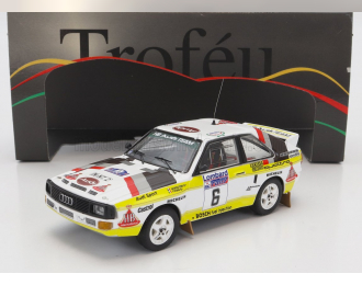 AUDI Quattro Sport Team Hb №6 Rally Rac Lombard (1984) M.Mouton - F.Pons, White Yellow Brown