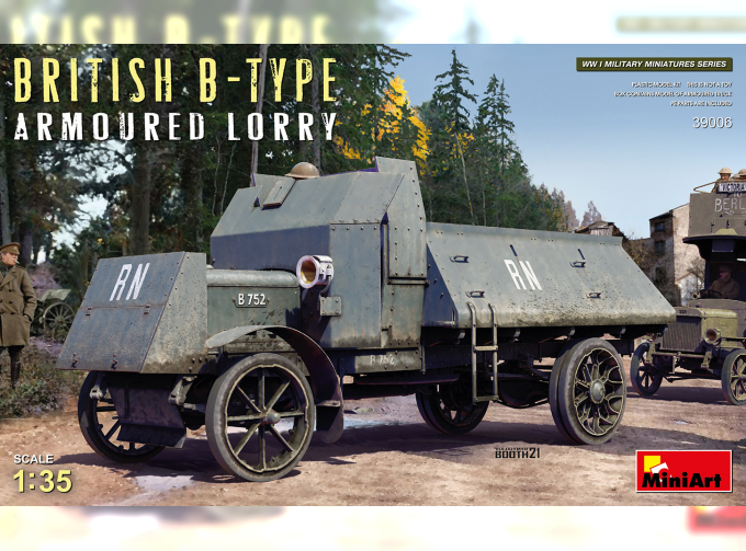 Сборная модель TRUCK BRITISH B-TYPE ARMOURED LORRY M