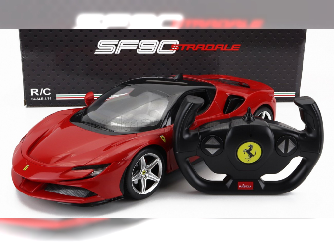 RC FERRARI Sf90 Stradale Hybrid 1000hp (2019), Red Black