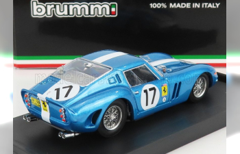 FERRARI 250 Gto 3.0l V12 Coupe Team N.a.r.t. N17 24h Le Mans (1962) B.Grossman - G.Roberts, Light Blue Met White