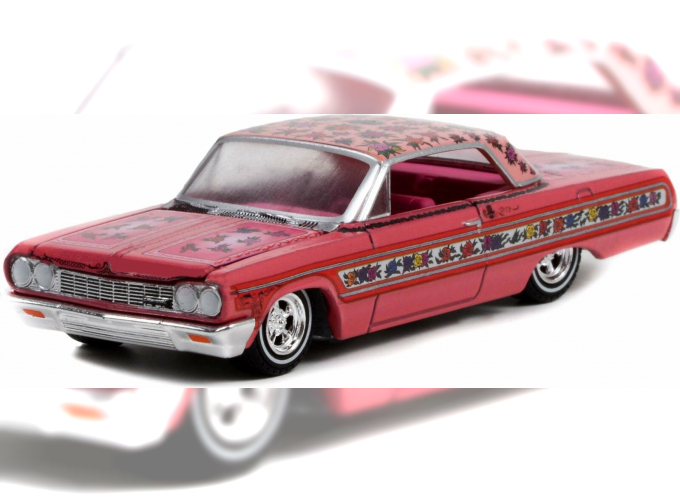 CHEVROLET Impala Lowrider 1964 Pink with Roses