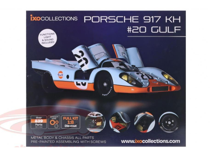 Сборная модель PORSCHE 917K #20 24h LeMans Jo Siffert, Brian Redmann (1970)