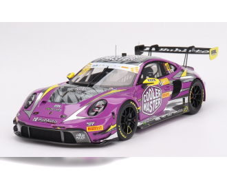 PORSCHE 911 992 Gt3 R Team Hubauto Racing №27 Fia Gt World Cup Macau Grand Prix (2023) Kevin Estre, Purple