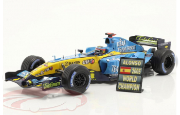 Табличка (пит-борд) Фернандо Алонсо Formula 1 World Champion (2005)