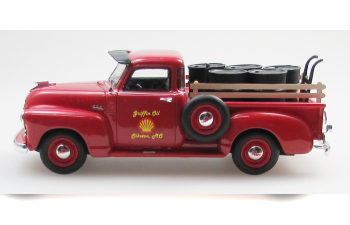 GMC Series 100 5-Window pickup (1953) - Shell gasoline delivery truck, red