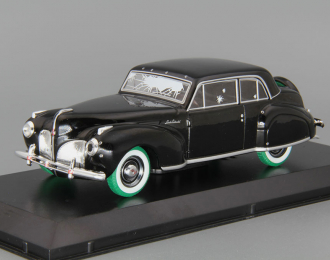 LINCOLN Continental 1941 с пулевыми повреждениями (из к/ф "Крёстный отец"), black (зеленые колеса!)