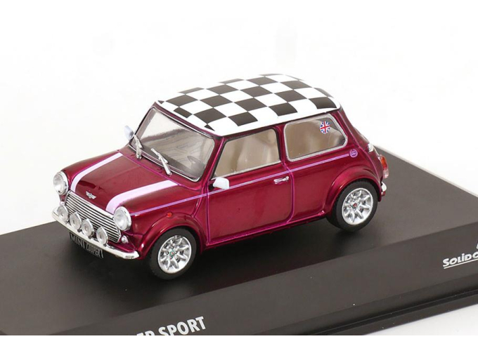 MINI Cooper Sport (1997), purple-metallic white black
