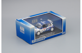 RENAULT Clio Super 1600 #5 "Elf" Limousin Rally 2002, blue / white