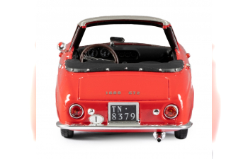 OSCA 1600 GT convertible top down by Fissore (1963), red