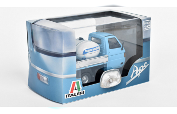 PIAGGIO Ape Tm P703 Tanker Cisterna Trasporto Acqua Potabile (1984), Light Blue