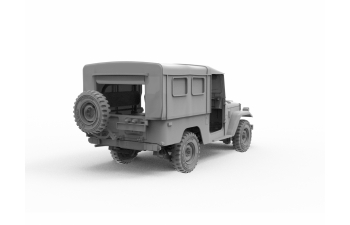 Сборная модель TOYOTA FJ43 с мягким верхом