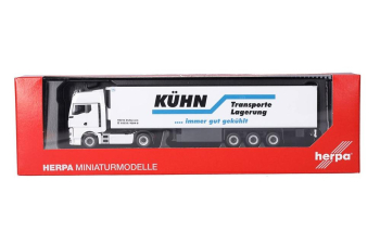 MAN TGX GX Kühn Kühltransporte, белый