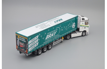 MERCEDES-BENZ Actros 5 1848 c полуприцепом "TRANSPORTS BRAY"