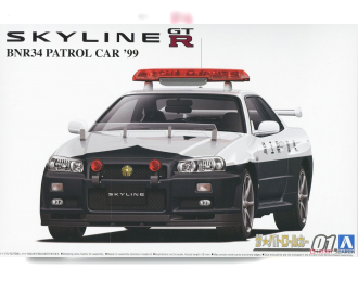 Сборная модель Nissan Skyline BNR34 GT-R Patrol Car 99
