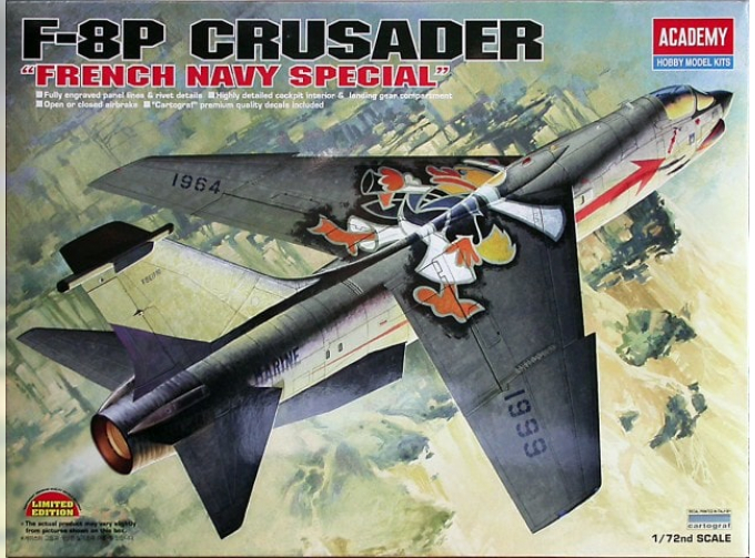 Сборная модель Самолет F-8P CRUSADER [FRENCH NAVY SPECIAL]