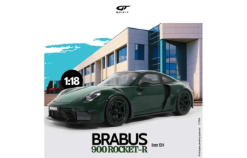 PORSCHE 911 992 Brabus 900 Rocket-R (2024), green