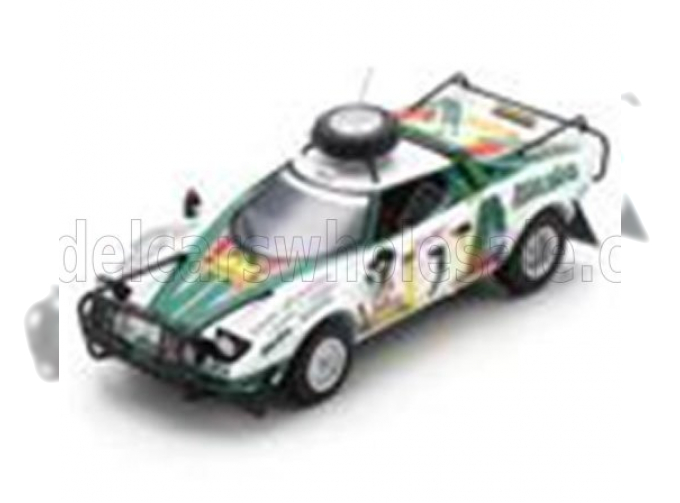 LANCIA Stratos Hf Alitalia №7 3rd Rally Safari (1977) Sandro Munari - Piero Sodano, White Green Red