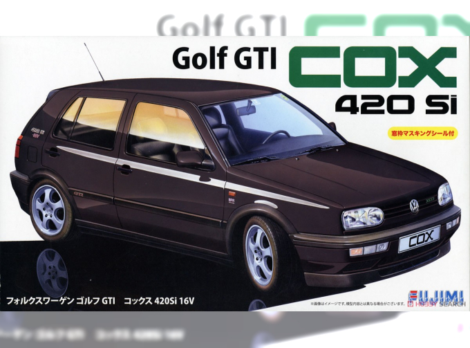 Сборная модель Volkswagen Golf Cox 420 Si с масками для окон