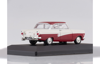 FORD TAUNUS 17M P2 De Luxe Coupе (1957), dark red/white