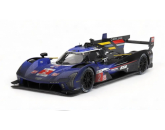 CADILLAC V-series-r Lmc55r 5.5l V8 Team Cadillac Racing №2 3rd 24h Le Mans After Race (2023) Earl Bamber - Alex Lynn - Richard Westbrook, Blue Black