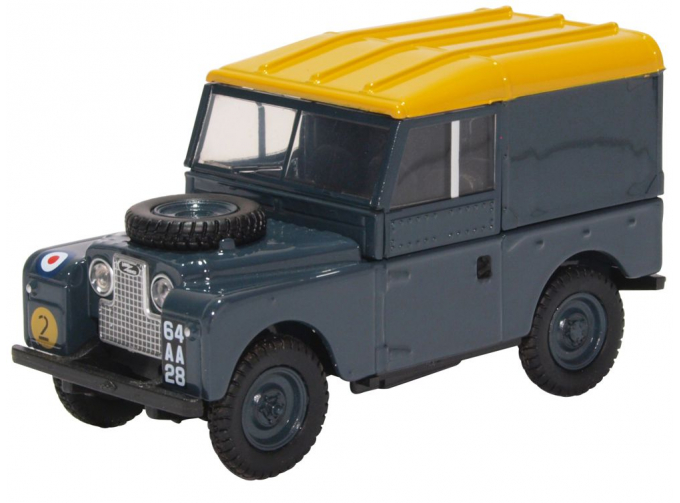 LAND ROVER Series 1 88 Hard Top Raf, серый с желтым