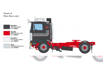 Сборная модель VOLVO F12 Intercooler (low roof) with accessories