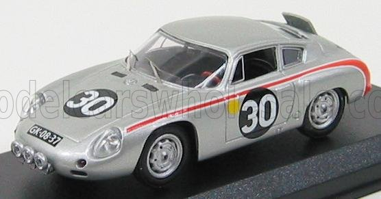 PORSCHE 695gs Abarth N 30 24h Le Mans 1962 B.pon - De Beaufort, Silver