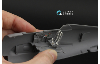 3D Декаль интерьера кабины P-47D Thunderbolt Razorback (Miniart)