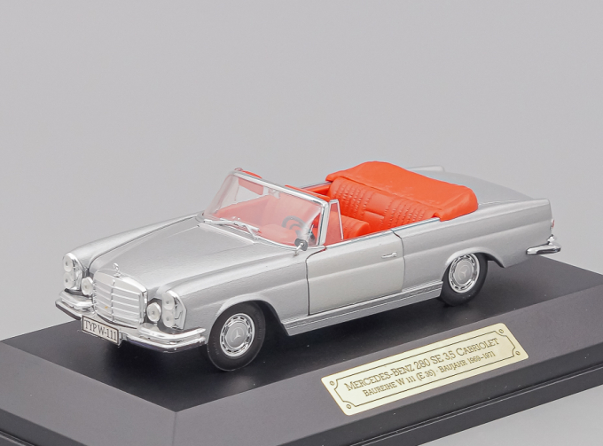MERCEDES-BENZ 280 SE 3.5 W111 Convertible (1969-1971), silver